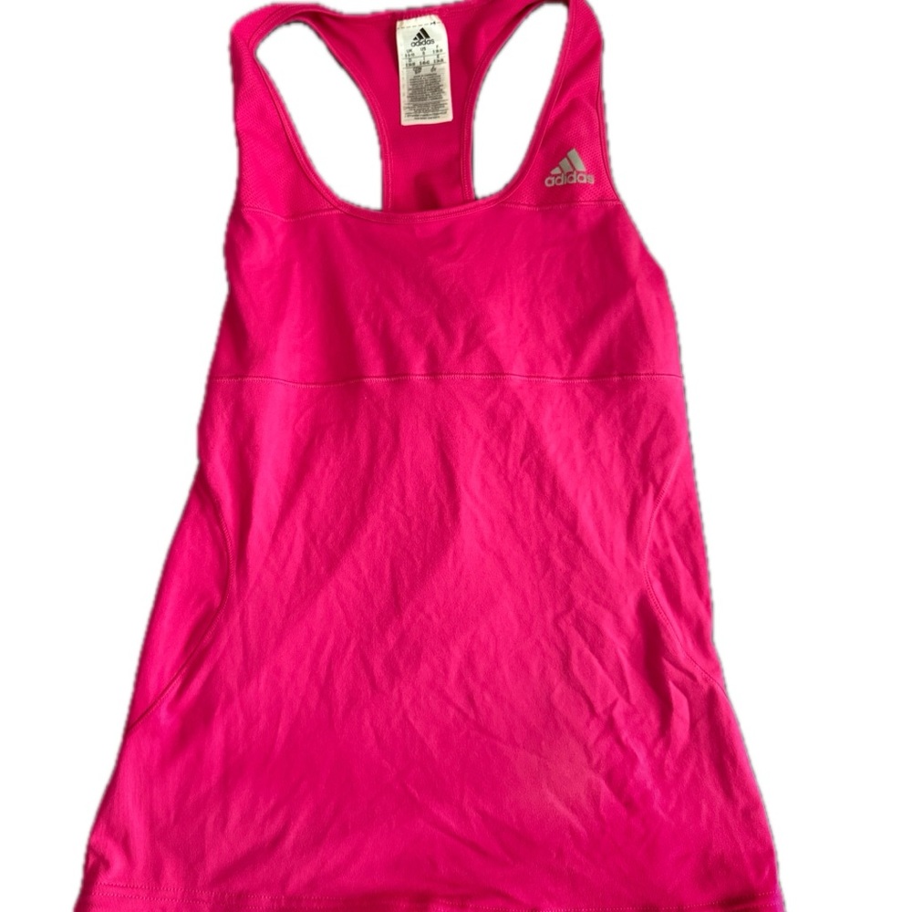 Adidas Running Vibrant Pink Athletic Tank